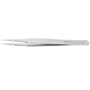 Knipex 920103 4-3/4" Premium Stainless Steel Positioning Tweezers - SMD Tip