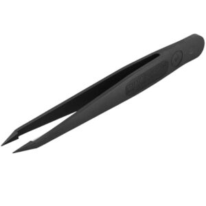 Knipex 920902ESD 4-1/2" Plastic Gripping Tweezers - ESD Needle Point Tips