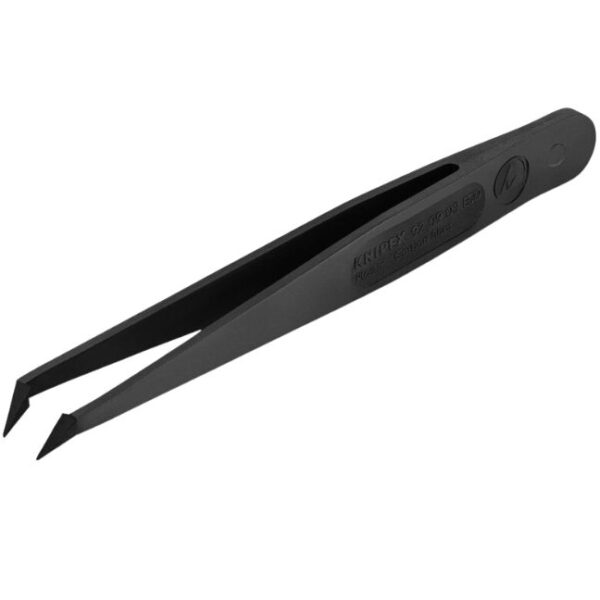 Knipex 920903ESD 4-1/2" Plastic Gripping Tweezers - ESD Pointed Tips Knipex 920903ESD 4-1/2" Plastic Gripping Tweezers - ESD Pointed Tips