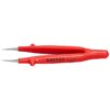 Knipex 922761 5-1/4" Stainless Steel Gripping Tweezers - VDE Insulated Pointed Tips Knipex 922761 5-1/4" Stainless Steel Gripping Tweezers - VDE Insulated Pointed Tips