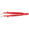 Knipex 924701 5-1/2" Stainless Steel Gripping Tweezers -VDE Insulated 30° Angled Tip Knipex 924701 5-1/2" Stainless Steel Gripping Tweezers -VDE Insulated 30° Angled Tip
