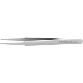 Knipex 925101 4-3/4" Premium Stainless Steel Gripping Tweezers - Blunt Tips