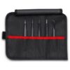 Knipex 920001ESD Stainless Steel Tweezers - ESD Set in Tool Roll 5-Pieces Knipex 920001ESD Stainless Steel Tweezers - ESD Set in Tool Roll 5-Pieces