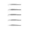 Knipex 920003 Stainless Steel Tweezers - SMD Set in Tool Roll 5-Pieces