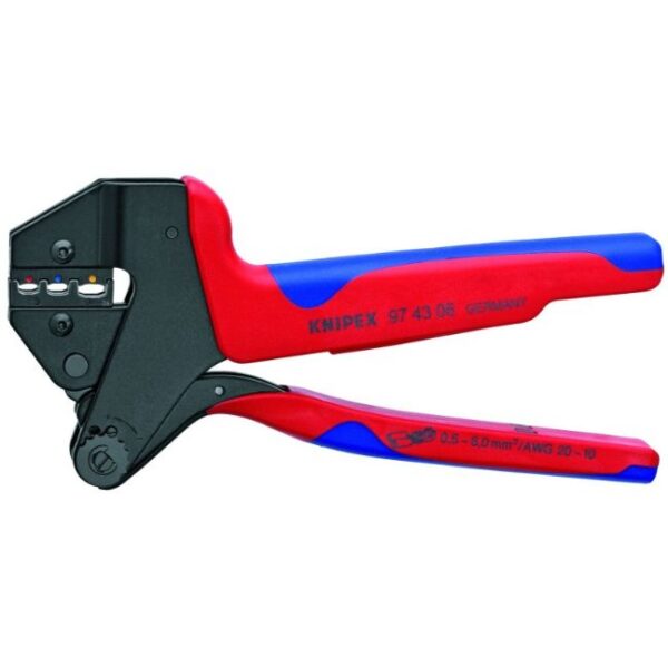 Knipex 974306 8" Crimp System Pliers Oval-Crimp Profile