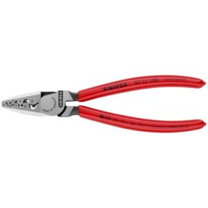 Knipex 9771180 7-1/4" (180mm) Crimping Pliers for Wire Ferrules