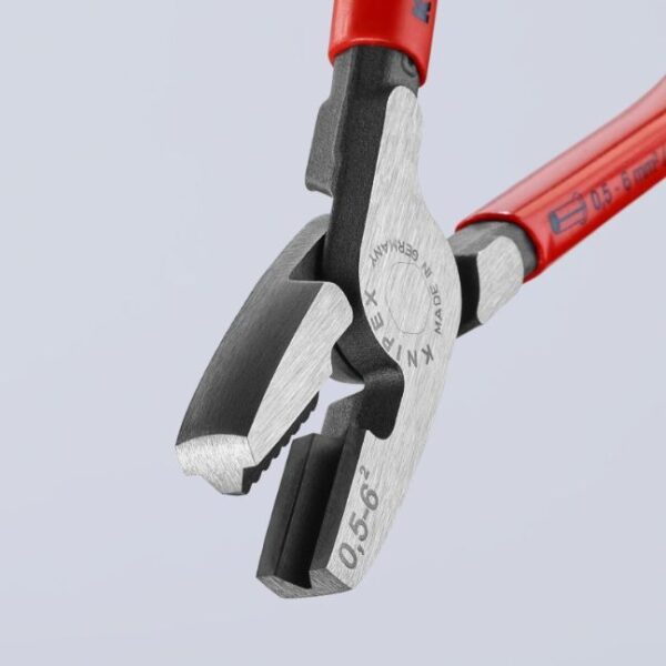 Knipex 9781180 7-1/4" (180mm) Crimping Pliers for Wire Ferrules