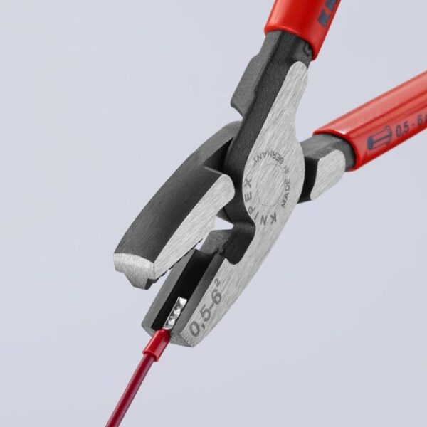 Knipex 9781180 7-1/4" (180mm) Crimping Pliers for Wire Ferrules