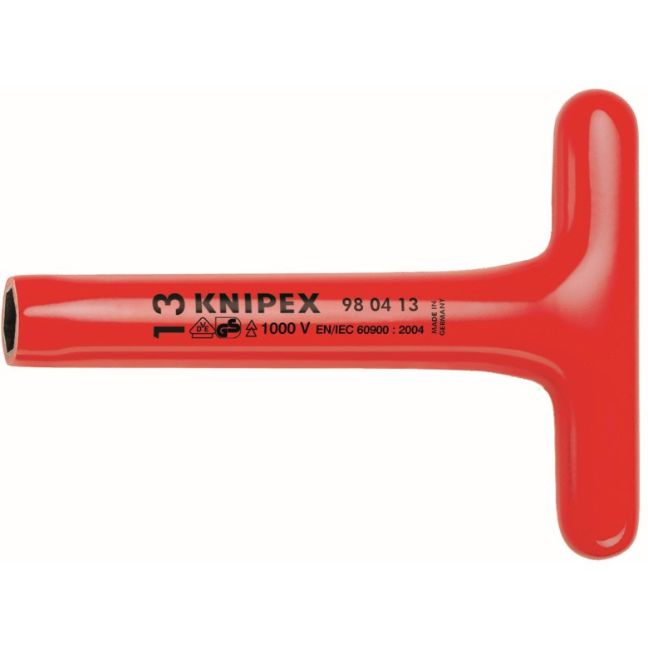 Knipex 980422 8" VDE Insulated 22mm T-Socket Wrench