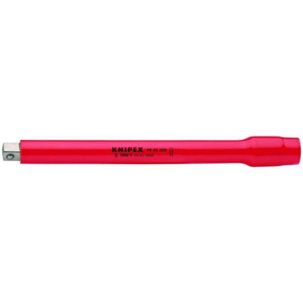 Knipex 9845250 1/2" Drive 10" Extension Bar - VDE 1000V Insulated