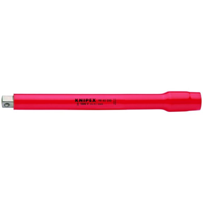 Knipex 9845250 1/2" Drive 10" Extension Bar - VDE 1000V Insulated