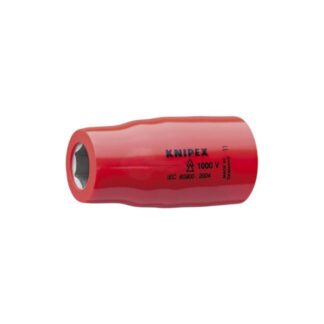 Knipex 984710 1/2" Drive 10mm Hex Socket - VDE 1000V Insulated