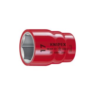 Knipex 984719 1/2" Drive 19mm Hex Socket - VDE 1000V Insulated