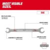 Milwaukee 45-96-8303 5/8" X 11/16" Double End Flare Nut Wrench