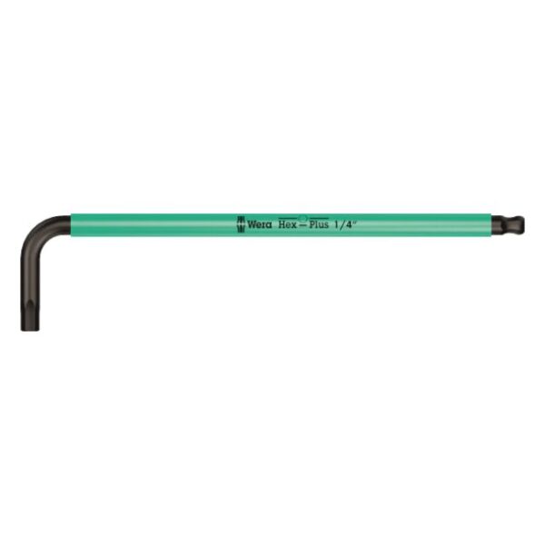 Wera 022636 950 SPKL HEX-PLUS Long Arm L-key 1/4" x 185mm 10-Pack