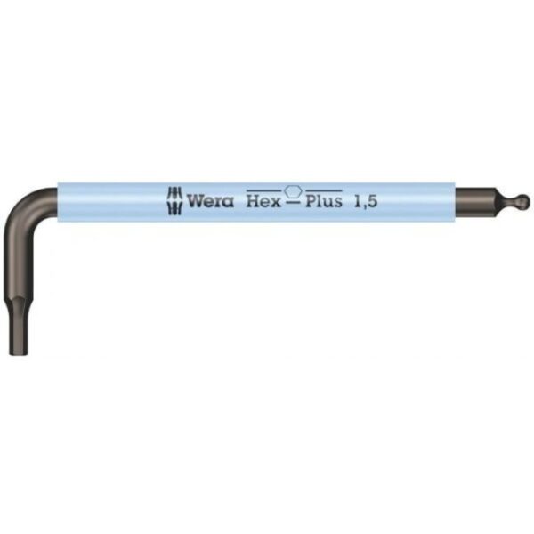 Wera 022678 950 SPKS HEX-PLUS Metric Ball End Short L-Key 1.5 x 80mm 10-Pack Wera 022678 950 SPKS HEX-PLUS Metric Ball End Short L-Key 1.5 x 80mm 10-Pack