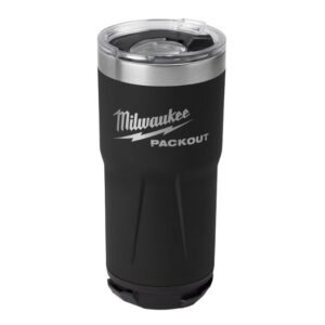 Milwaukee 48-22-8392B PACKOUT 20oz Tumbler-Black