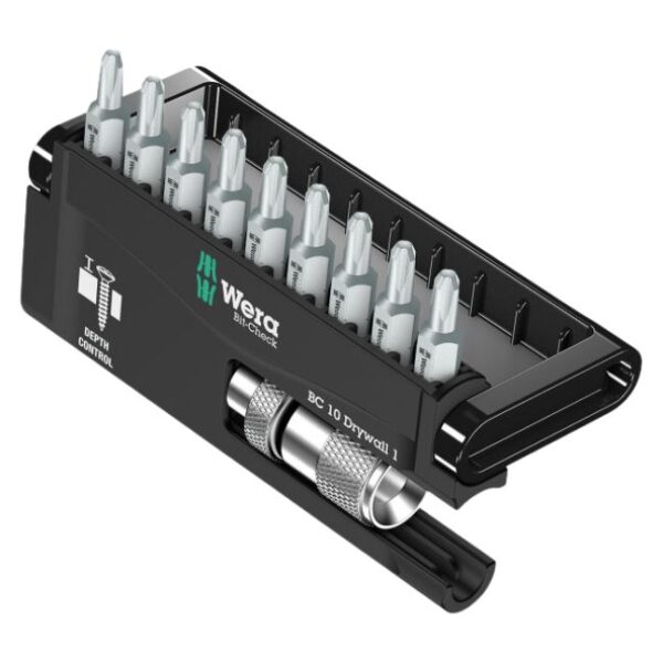 Wera 136011 BIT-CHECK 10 Drywall Construction Bit Set 10-Piece