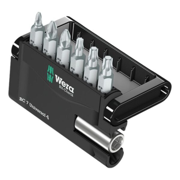 Wera 135810 BIT-CHECK 7 PH/PZ/TX Universal Bit Set 7-Piece