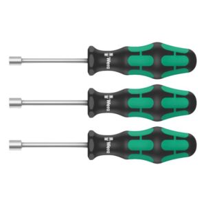 Wera 134275 HO/3 SANITAR KRAFTFORM PLUS Sanitary Nutdriver Set 3-Piece