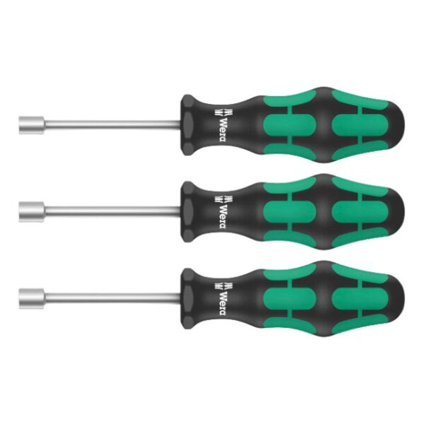 Wera 134275 HO/3 SANITAR KRAFTFORM PLUS Sanitary Nutdriver Set 3-Piece