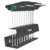 Wera 023454 454/10 HF Set 2 HEX-PLUS SAE T-Handle Set with Holding Function 10-Piece Wera 023454 454/10 HF Set 2 HEX-PLUS SAE T-Handle Set with Holding Function 10-Piece