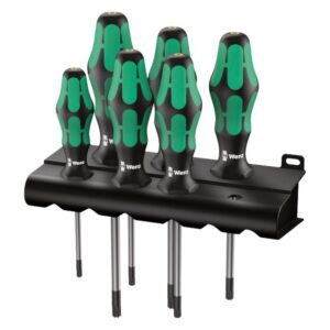 Wera 028062 367/6 KRAFTFORM PLUS Torx Screwdriver Set and Rack