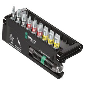 Wera 056374 BIT-CHECK 10 Bitorsion 1 PH/SL Bits Assortment
