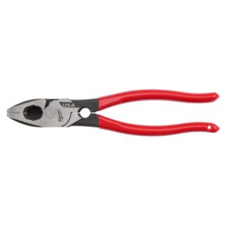 Milwaukee MT500T USA Made 9" Lineman's Dipped Grip Pliers with Thread Cleaner