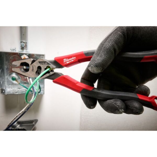 Milwaukee MT550C USA Made 9" Lineman's Comfort Grip Pliers with Crimper and Bolt Cutter