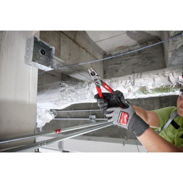 Milwaukee MT550C USA Made 9" Lineman's Comfort Grip Pliers with Crimper and Bolt Cutter