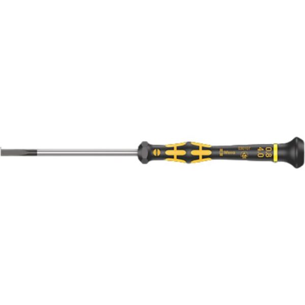 Wera 030099 1578 A ESD KRAFTFORM Micro Slotted Screwdriver 0.16 x 0.8 x 40mm Wera 030099 1578 A ESD KRAFTFORM Micro Slotted Screwdriver 0.16 x 0.8 x 40mm