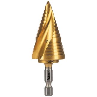 Klein 25960 VACO Double-Fluted Spiral Step Bit 7/8" to 1-3/8"