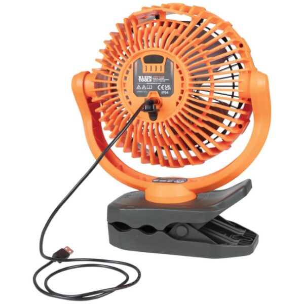 Klein PJSFM2 9" Rechargeable Personal Jobsite Fan