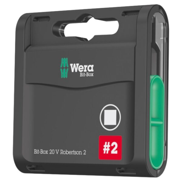 Wera 057790 BIT-BOX 20 V Robertson #2 x 25mm Wera 057790 BIT-BOX 20 V Robertson #2 x 25mm