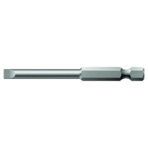 Wera 059305 800/4 Z 1/4" Drive Slotted Sheet Metal Bit 0.5mm x 3.0mm x 50mm 10-Pack