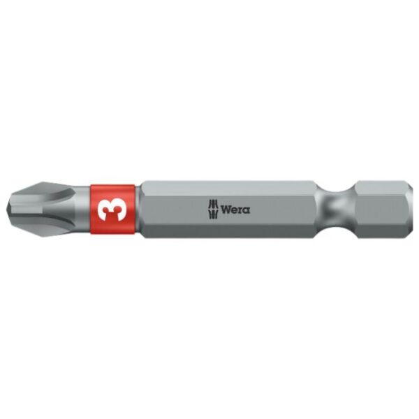 Wera 059554 851/4 BTZ 1/4" Drive Phillips BiTorsion Power Bit PH3 x 50mm 10-Pack