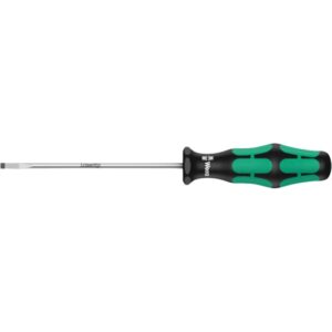 Wera 110104 KRAFTFORM PLUS 334 Lasertip Slotted Screwdriver 1.6 x 10.0 x 200mm