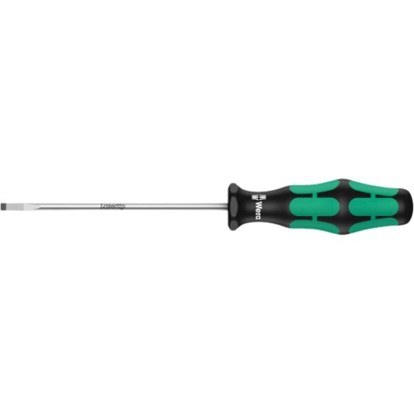 Wera 110104 KRAFTFORM PLUS 334 Lasertip Slotted Screwdriver 1.6 x 10.0 x 200mm