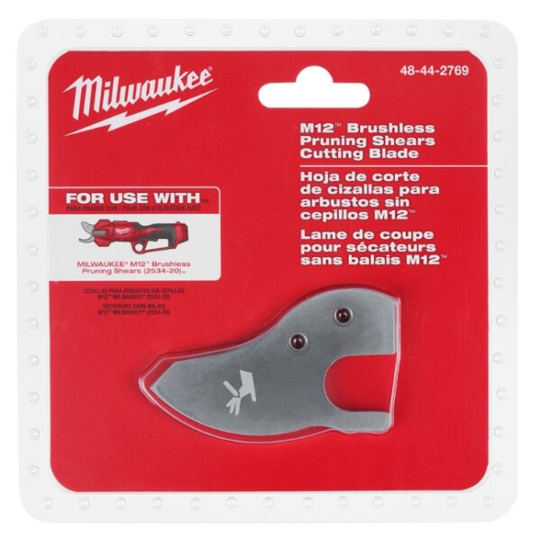 Milwaukee 48-44-2769 M12 Pruning Shear Replacement Blade Milwaukee 48-44-2769 M12 Pruning Shear Replacement Blade