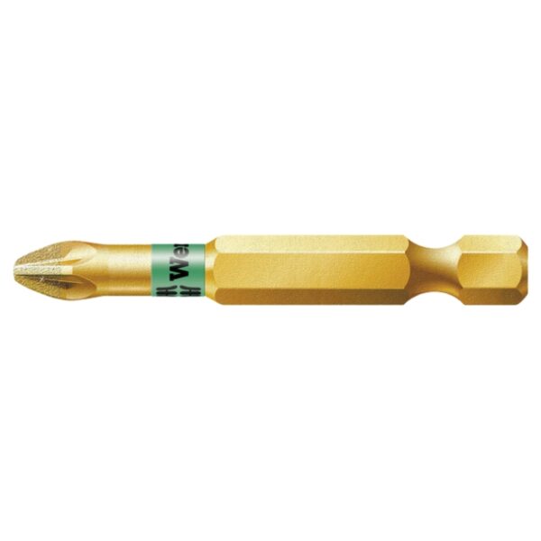 Wera 059900 855/4 BDC 1/4" Drive Pozidriv BiTorsion Diamond Coated Power Bit PZ1 x 50mm 10-Pack Wera 059900 855/4 BDC 1/4" Drive Pozidriv BiTorsion Diamond Coated Power Bit PZ1 x 50mm 10-Pack