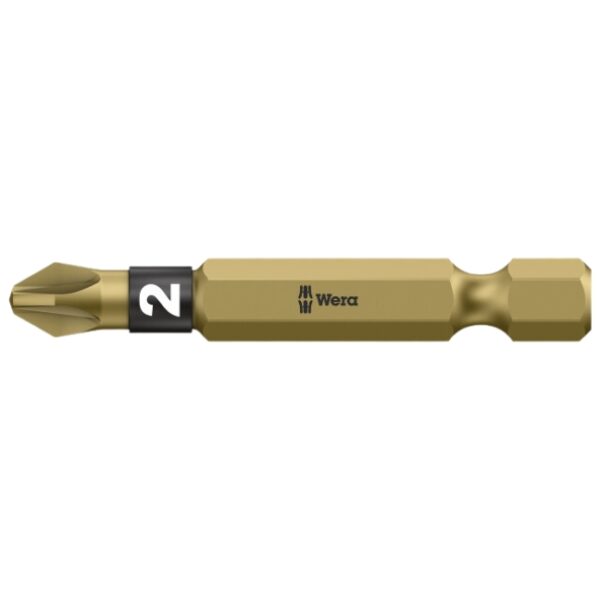 Wera 059912 855/4 BTH 1/4" Drive Pozidriv BiTorsion Power Bit PZ2 x 50mm 10-Pack Wera 059912 855/4 BTH 1/4" Drive Pozidriv BiTorsion Power Bit PZ2 x 50mm 10-Pack