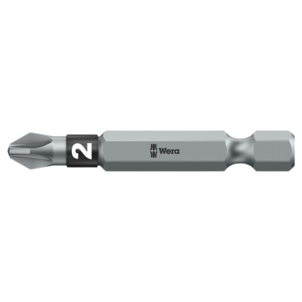 Wera 059924 855/4 BTZ 1/4" Drive Pozidriv BiTorsion Power Bit PZ3 x 50mm 10-Pack Wera 059922 855/4 BTZ 1/4" Drive Pozidriv BiTorsion Power Bit PZ2 x 50mm 10-Pack