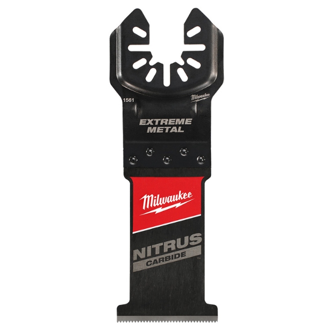Milwaukee 49-25-1561 NITRUS CARBIDE Extreme Metal Universal Fit OPEN-LOK Multi-Tool Blade