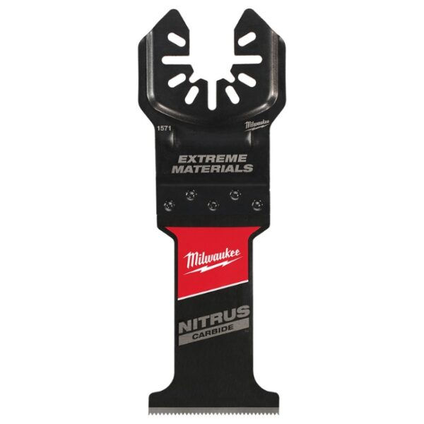 Milwaukee 49-25-1571 NITRUS CARBIDE Extreme Materials Universal Fit OPEN-LOK Multi-Tool Blade
