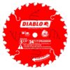 Diablo D0524X 5-3/8" x 24T Framing Trim Saw Blade