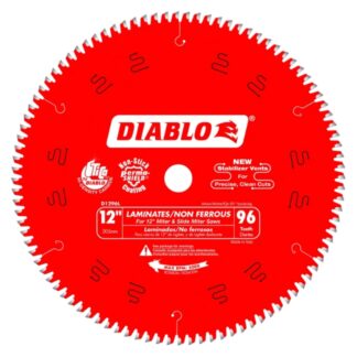 Diablo D1296L 12" x 96T Laminate/Aluminum Saw Blade