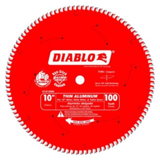Diablo D10100N 10" X 100T Thin Aluminum Cutting Saw Blade