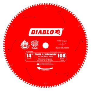 Diablo D14108N 14" X 108T Thin Aluminum Cutting Saw Blade