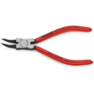Knipex 4431J02 5-1/2" Internal 45° Angled Snap Ring Pliers - Forged Tips